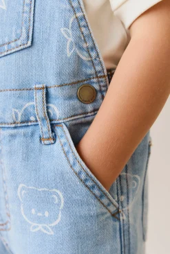 Fenix Short Overalls - Bowie Bear Denim