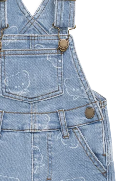 Fenix Short Overalls - Bowie Bear Denim