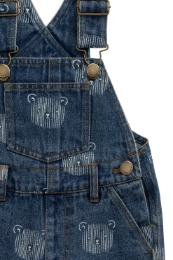Fenix Short Overall - Teddy Face Denim