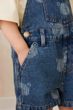 Fenix Short Overall - Teddy Face Denim