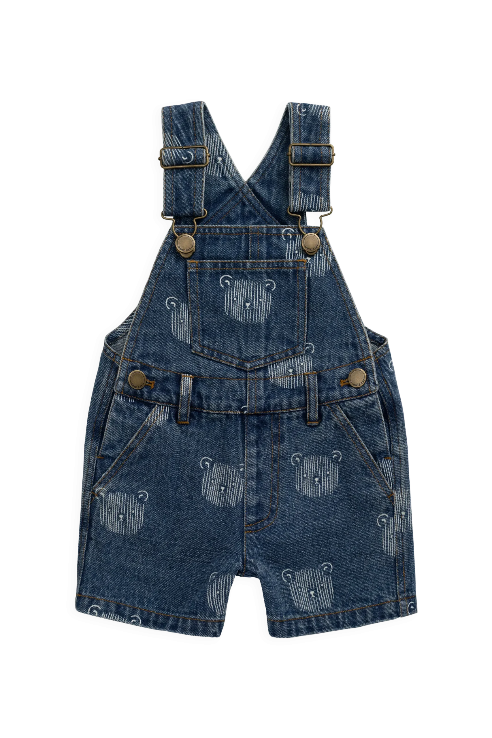 Fenix Short Overall - Teddy Face Denim