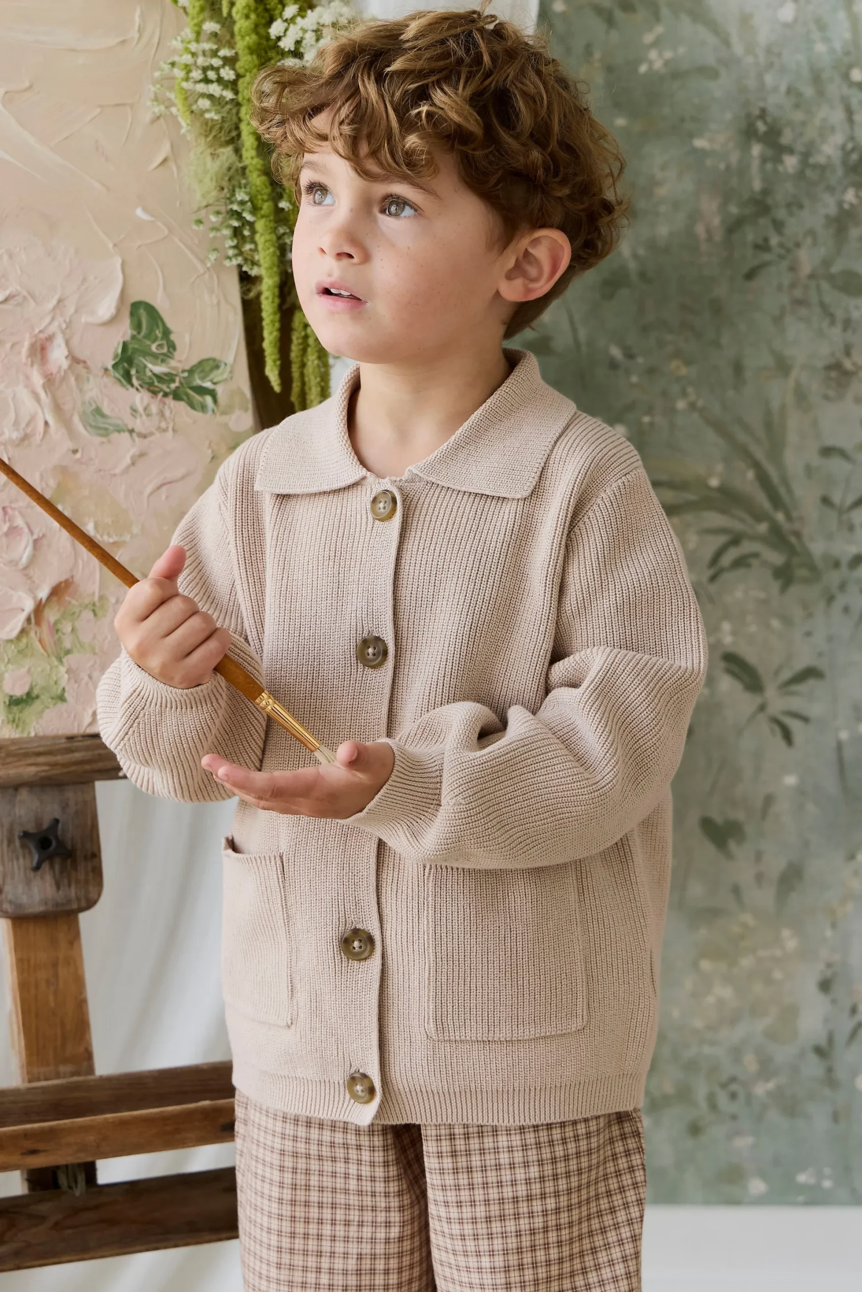 Ford Knit Jacket - Sand