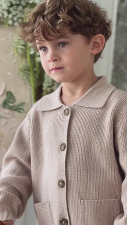 Ford Knit Jacket - Sand