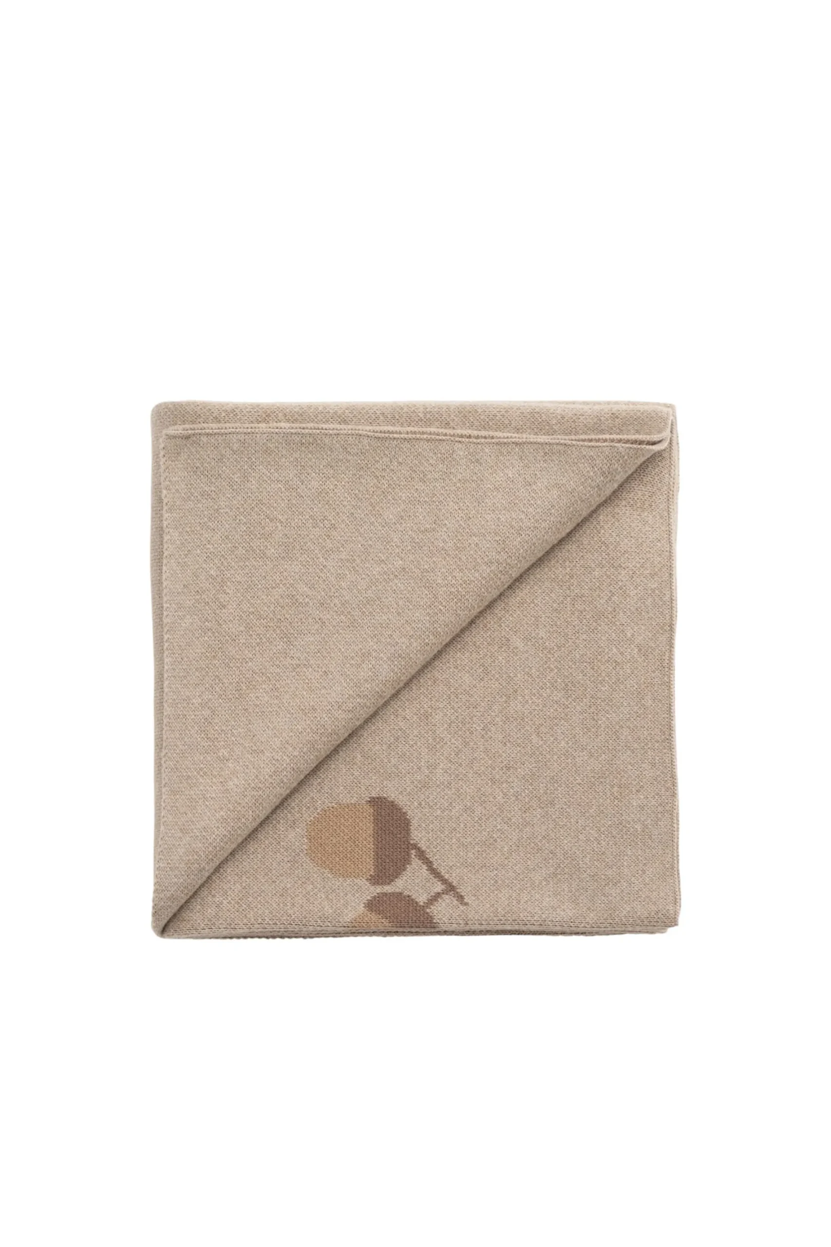 Forest Acorns Blanket - Cashew Marle