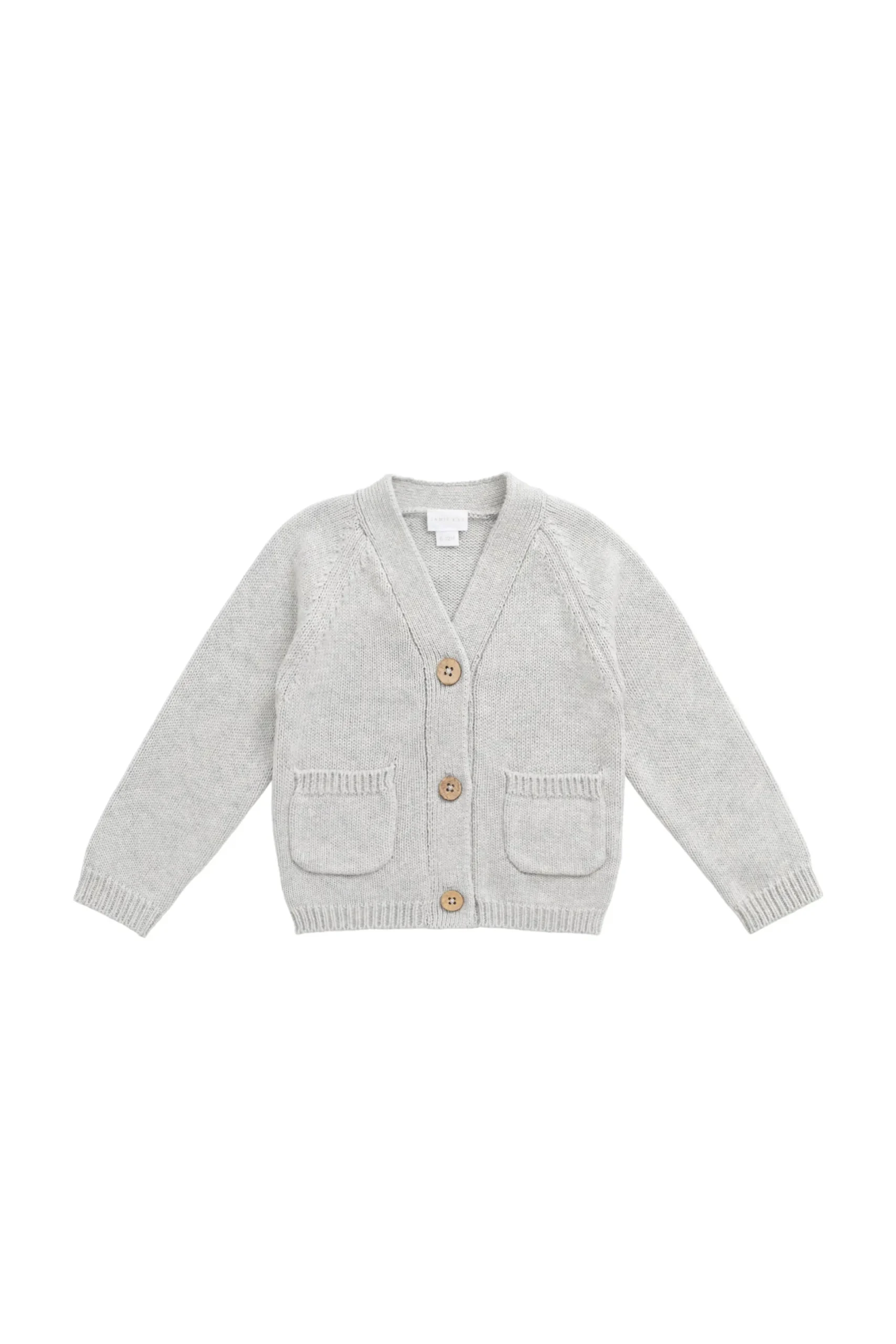 Franco Cardigan - Light Grey Marle