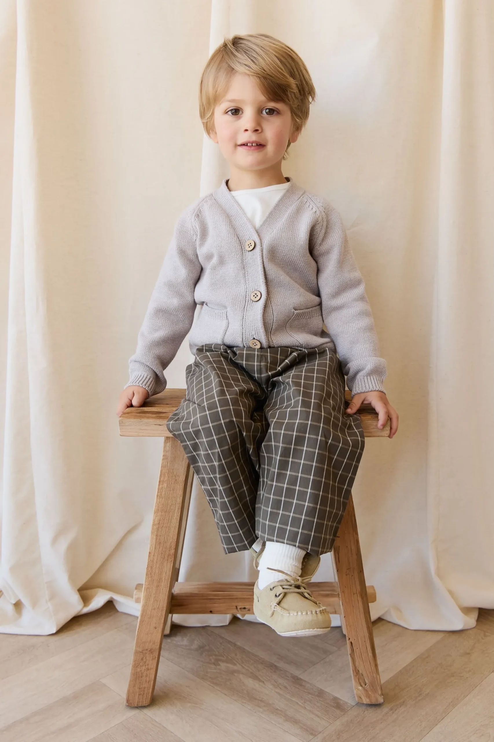 Franco Cardigan - Moleskin Marle