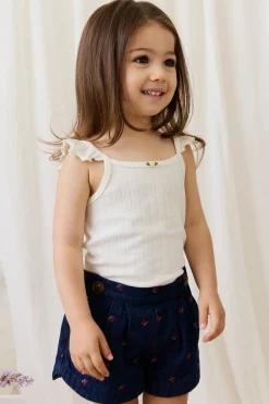 Jardine Short - Cerise Denim