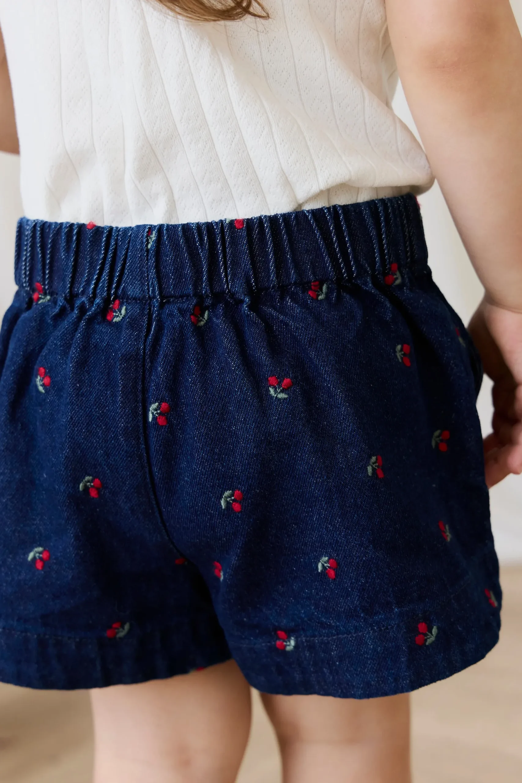 Jardine Short - Cerise Denim