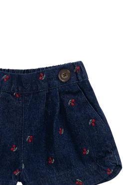 Jardine Short - Cerise Denim