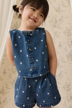 Jardine Short-Josie Floral Denim