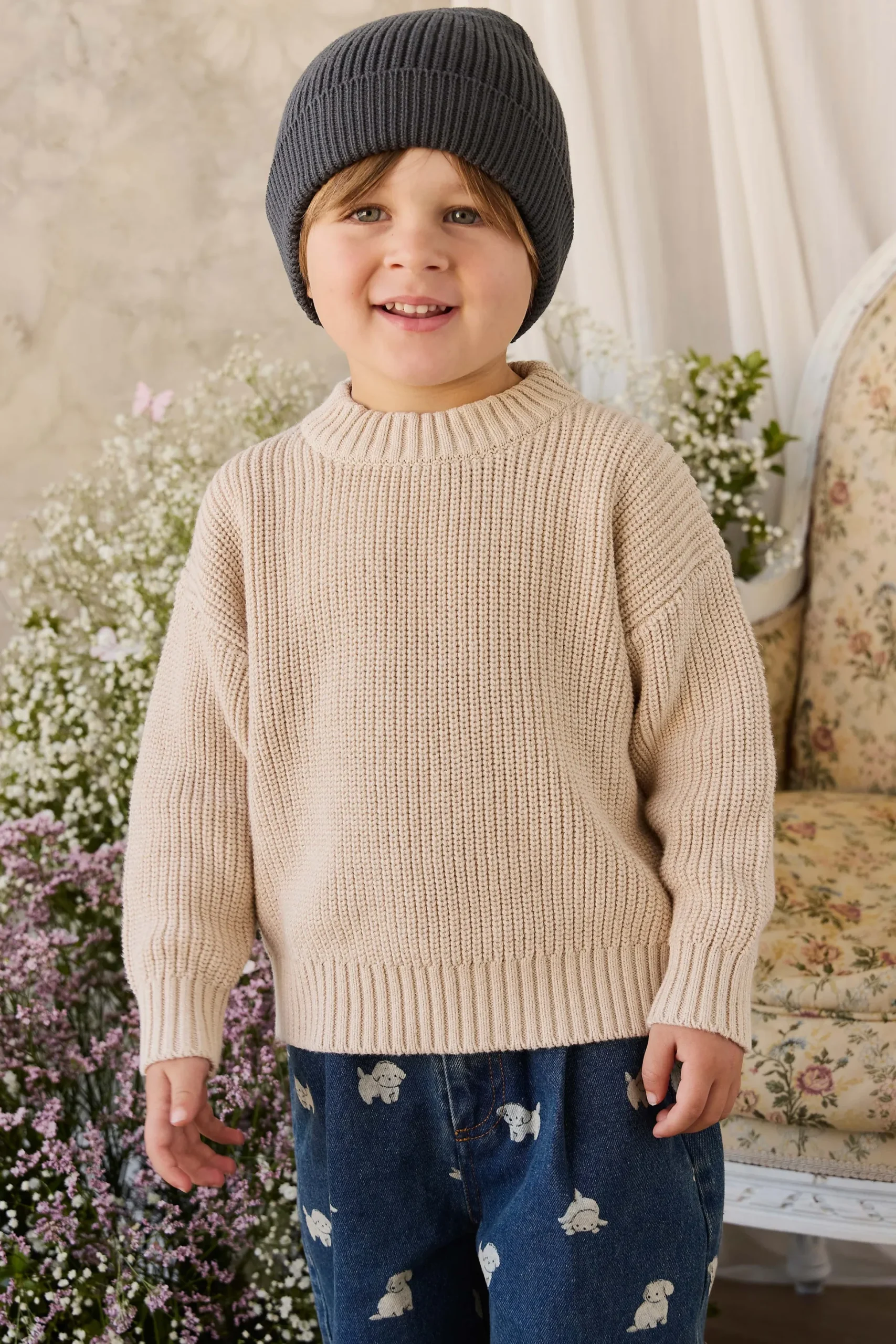 Johan Jumper - Vintage Linen