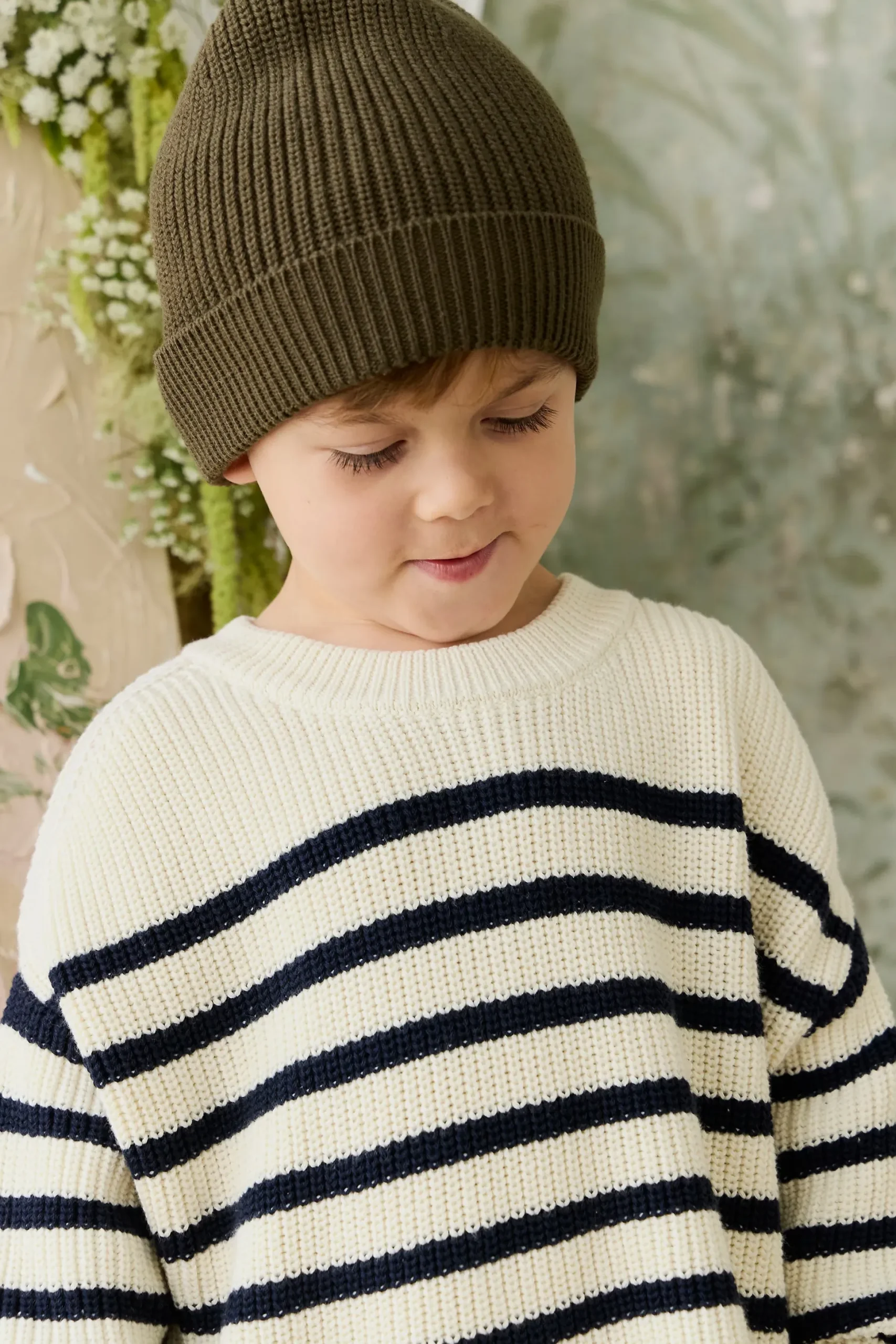 Johan Knit Beanie - Deep Olive