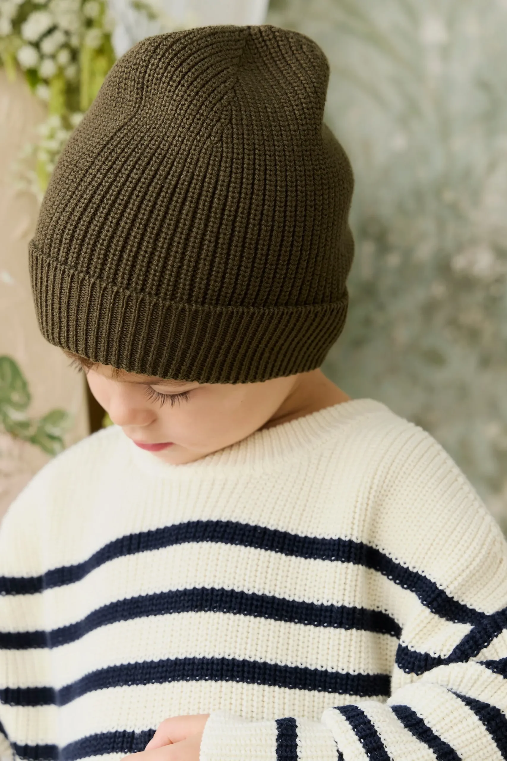 Johan Knit Beanie - Deep Olive