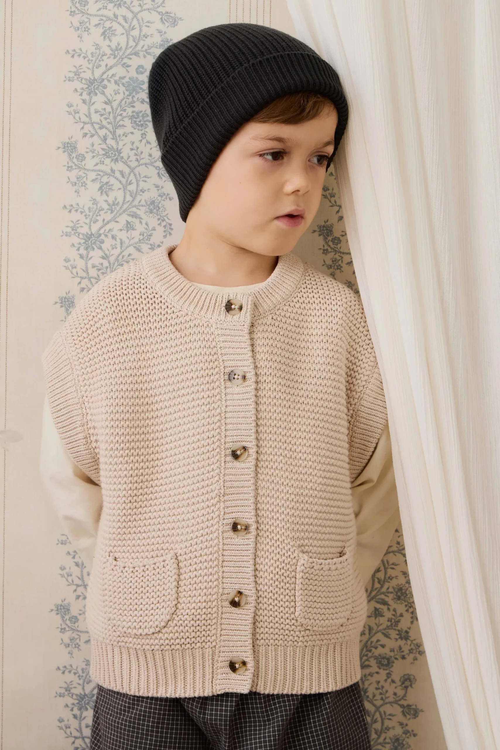 Johan Knit Beanie - Moonless