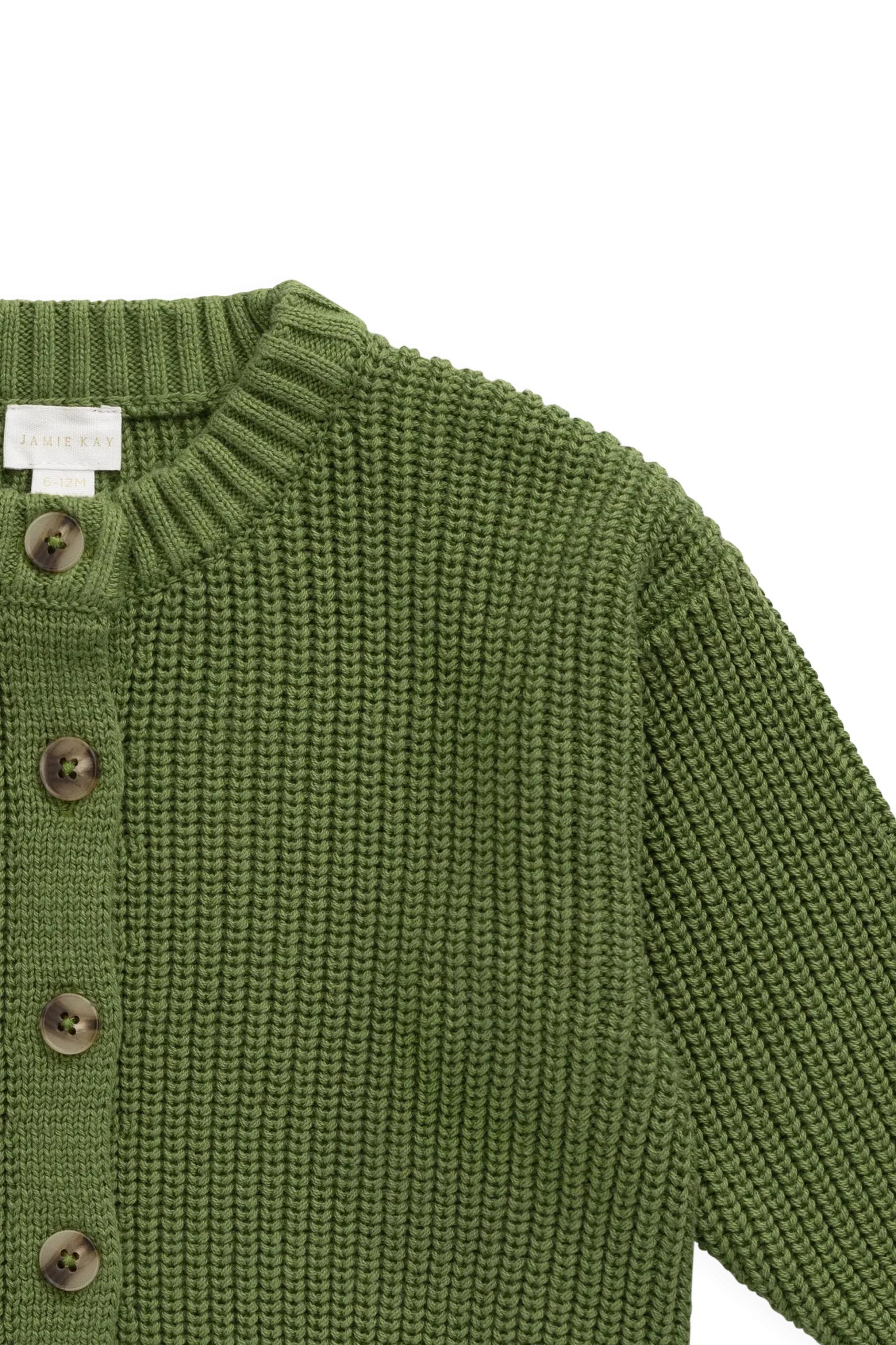 Johan Knitted Cardigan - Matcha