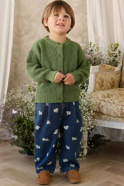 Johan Knitted Cardigan - Matcha