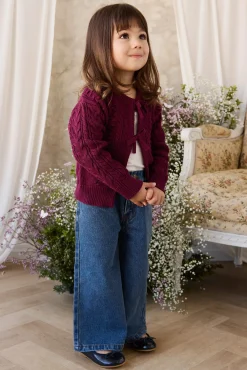 Josephine Knitted Cardigan - Mulberry Wood