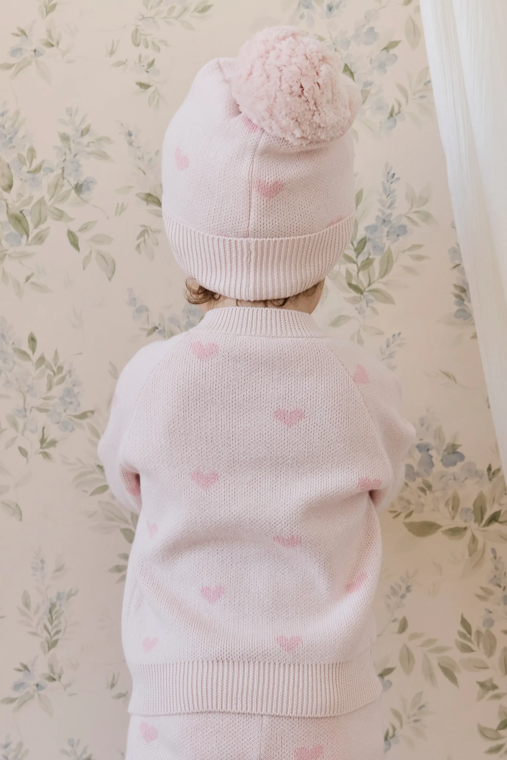 Kate Cardigan-Kate Heart Jacquard Cotton Candy