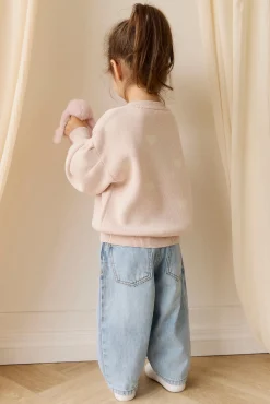 Kayla Cardigan - Kylie Heart Jacquard Morganite