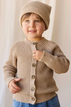 Lane Knit Cardigan - Sand Dune Marle