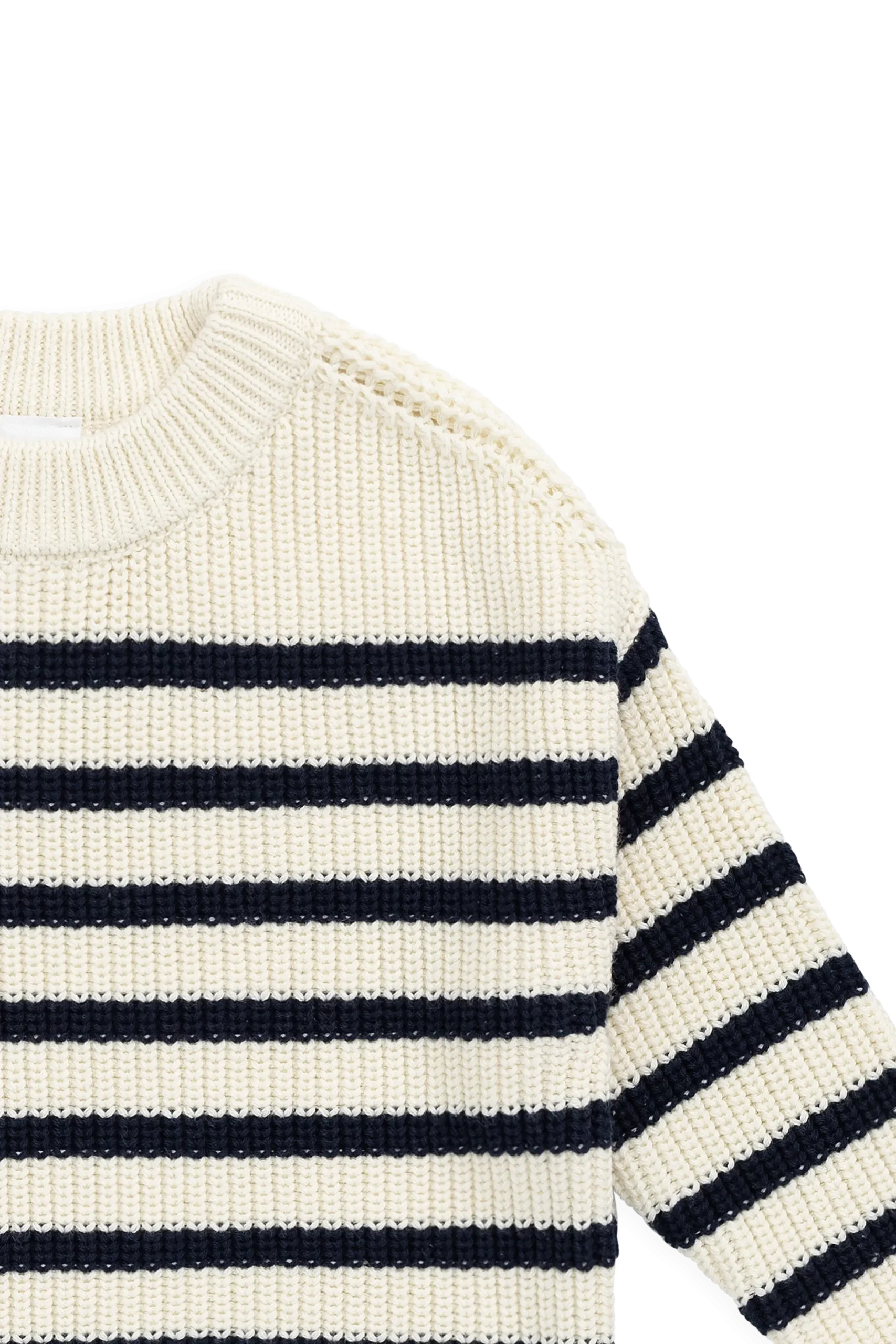 Lawrence Knit Jumper - Lawrence Stripe Cloud/Eclipse