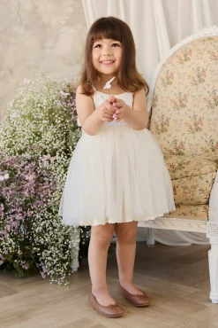 Leonie Dress - Parchment