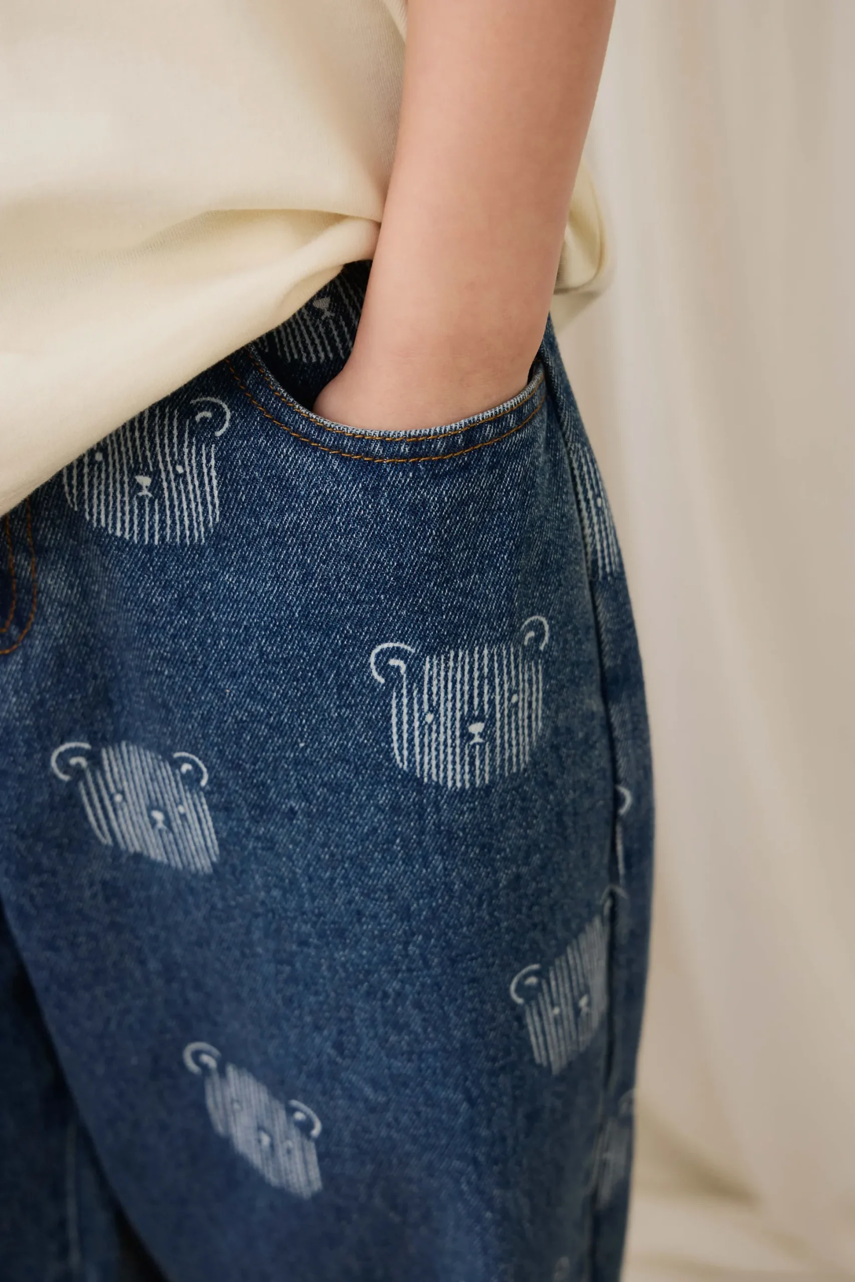 Linus Denim Pant - Teddy Face Denim