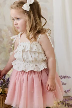 Lottie Skirt - Petite Heart Carnation