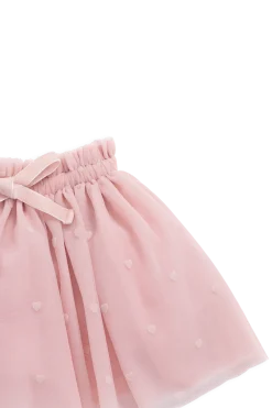 Lottie Skirt - Petite Heart Carnation