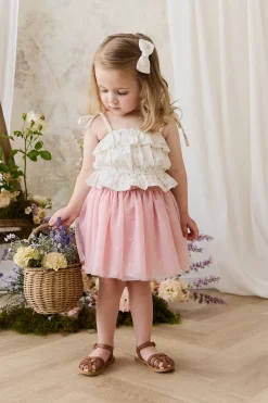 Lottie Skirt - Petite Heart Carnation