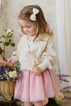 Lottie Skirt - Petite Heart Carnation