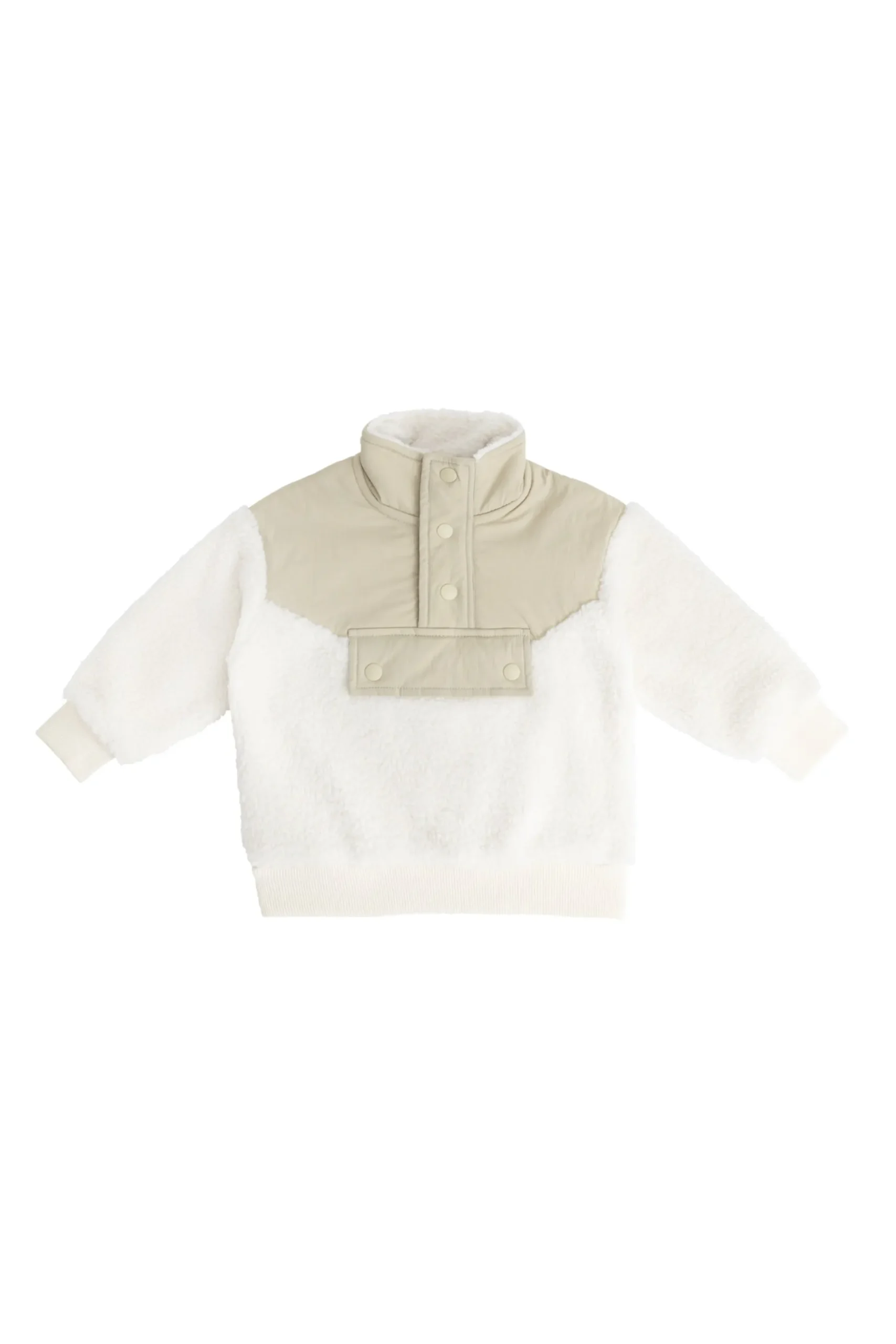 Mackenzie Sherpa Top - Natural/Sandy Brown