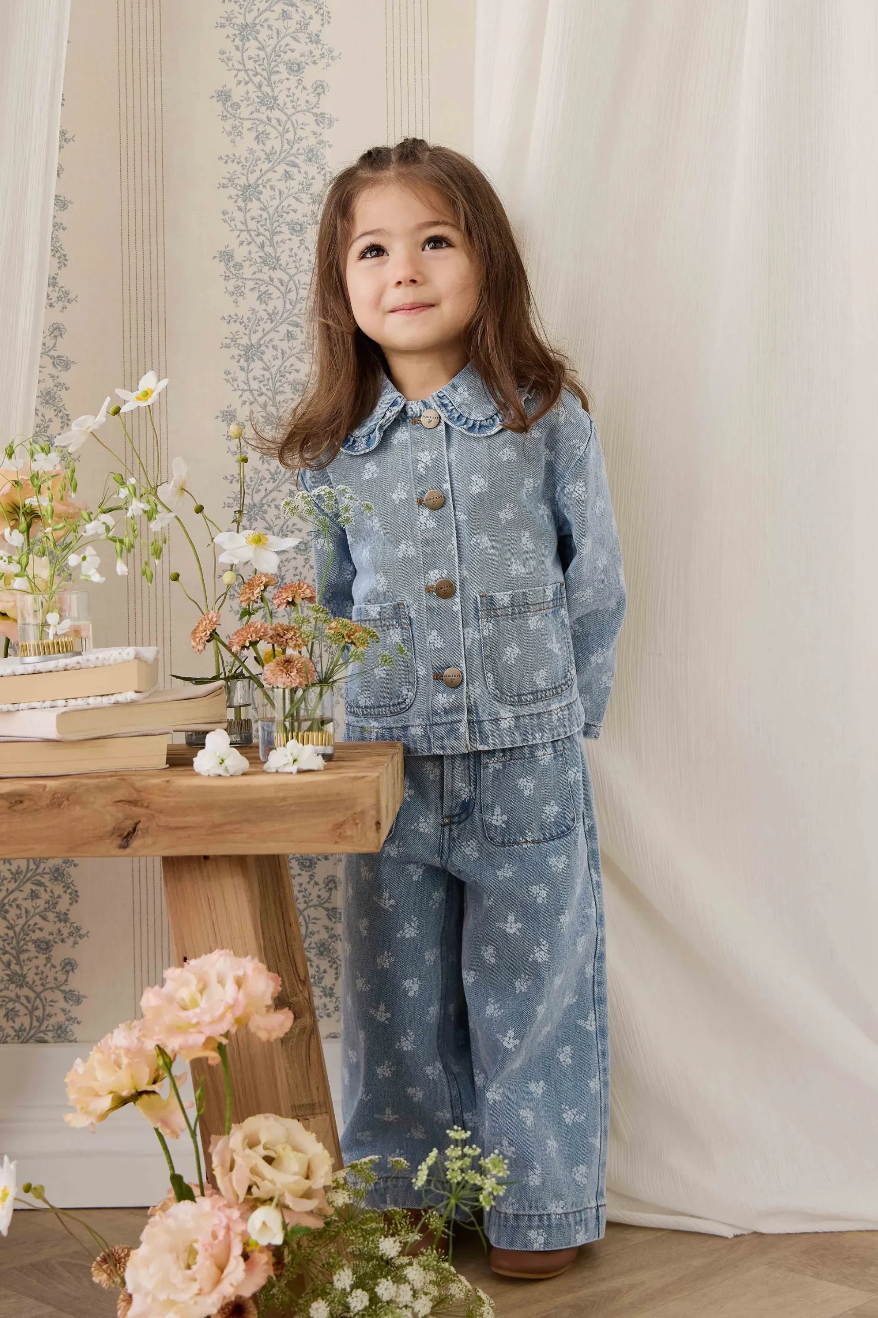 Malani Jacket - Tully Floral Denim