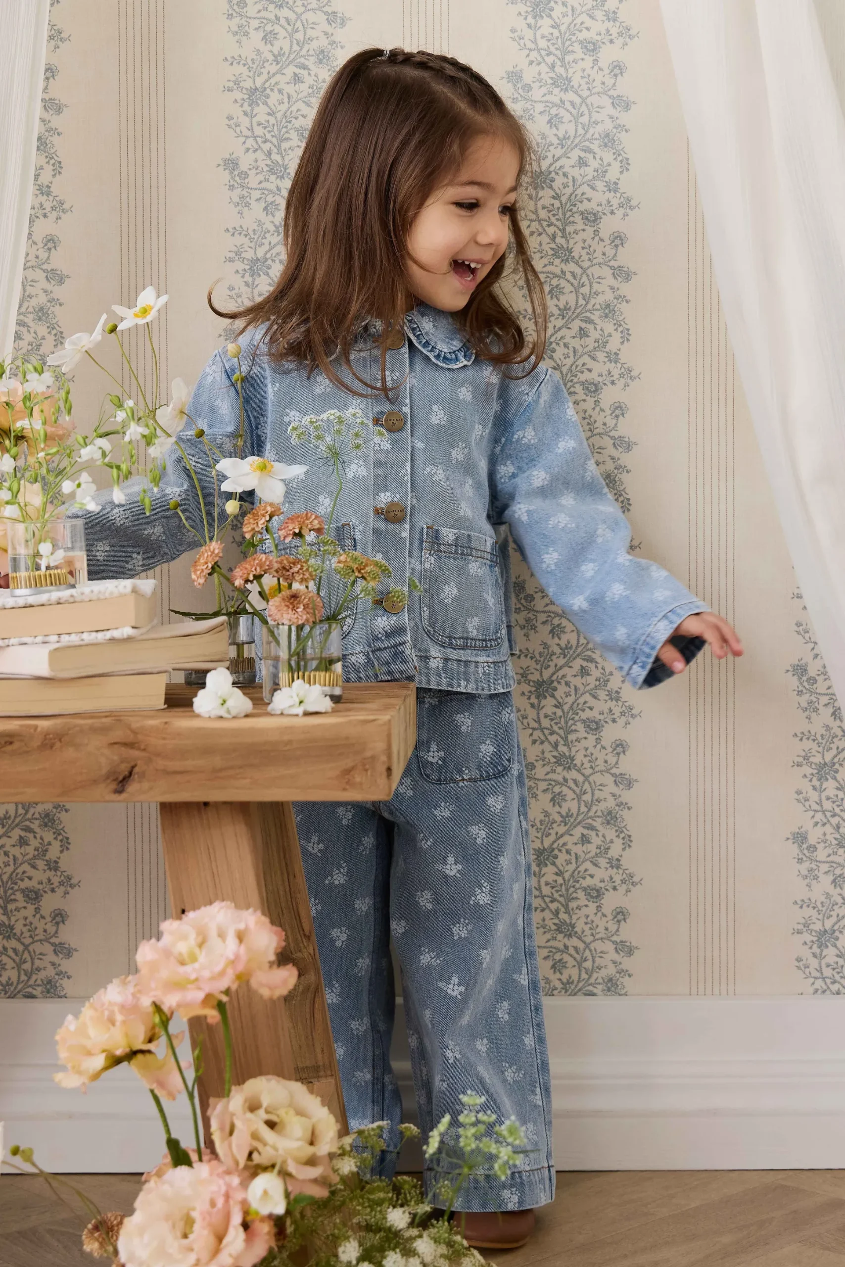 Malani Jacket - Tully Floral Denim