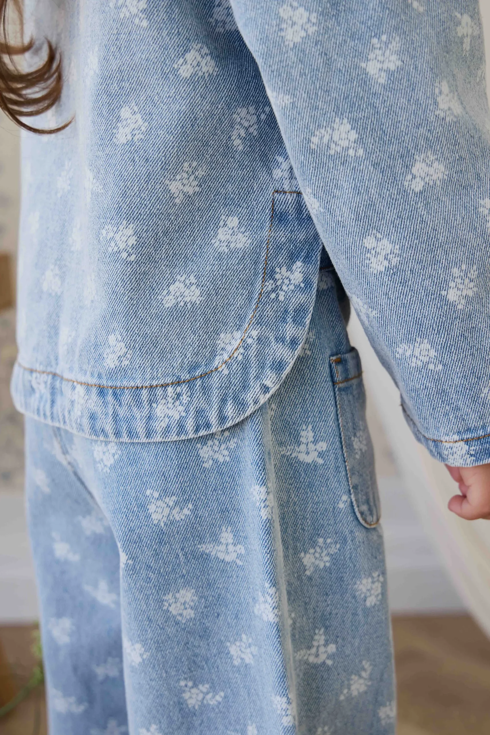 Malani Jacket - Tully Floral Denim