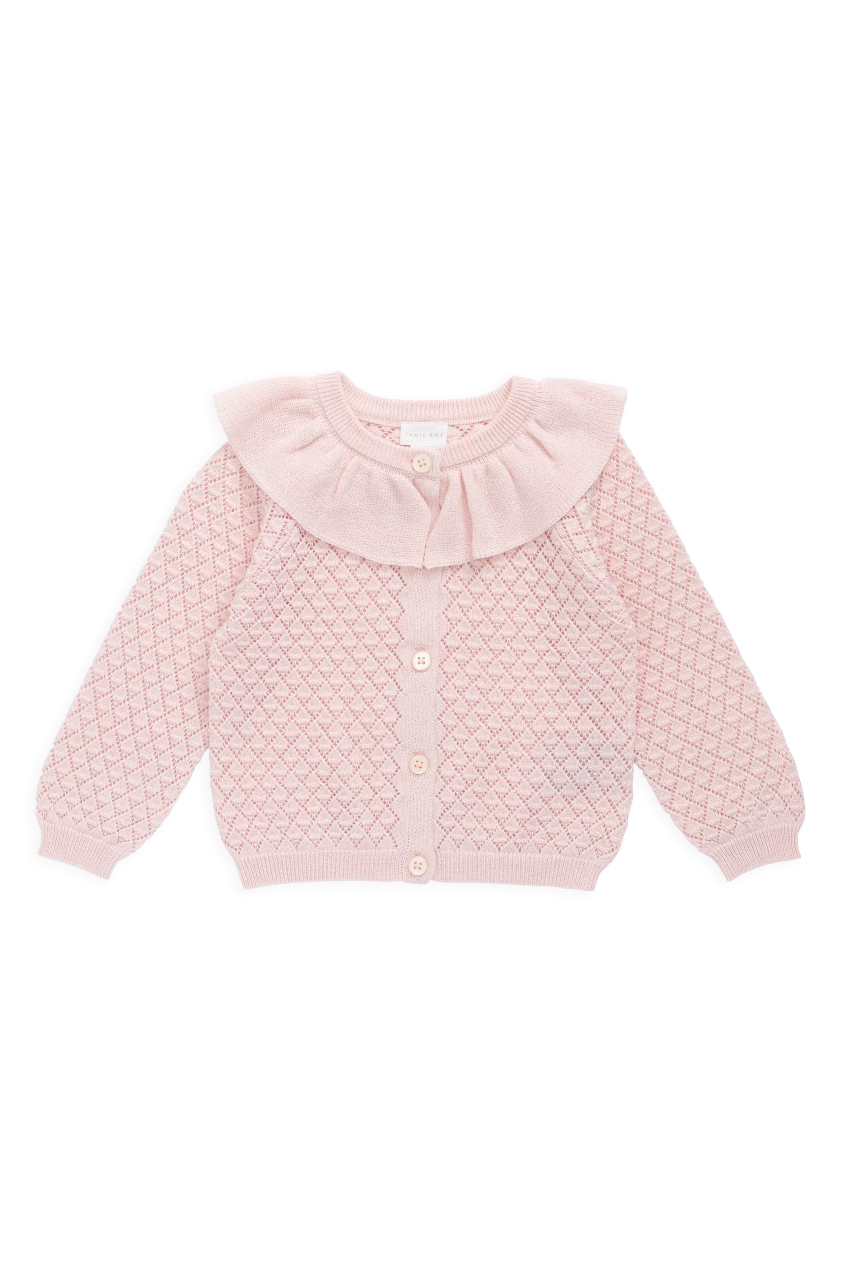 Mary Cardigan-Cotton Candy