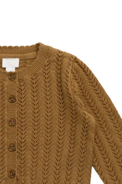 Maxine Knitted Cardigan - Antique Bronze