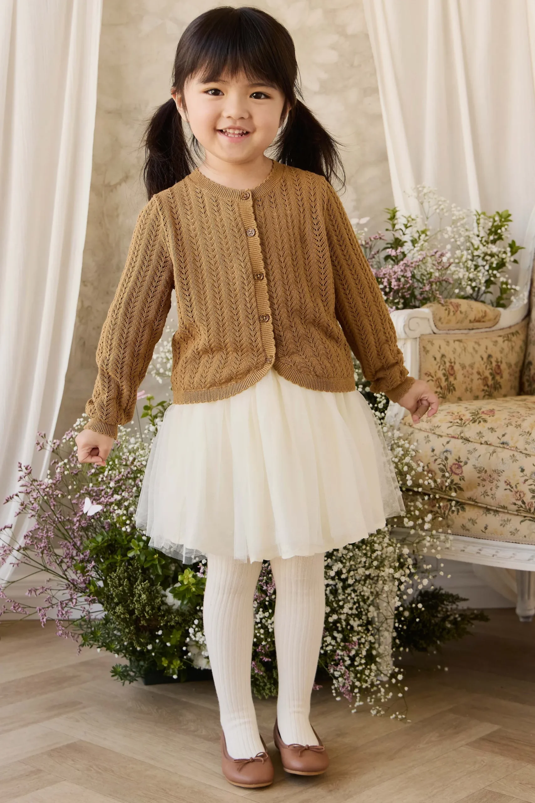Maxine Knitted Cardigan - Antique Bronze