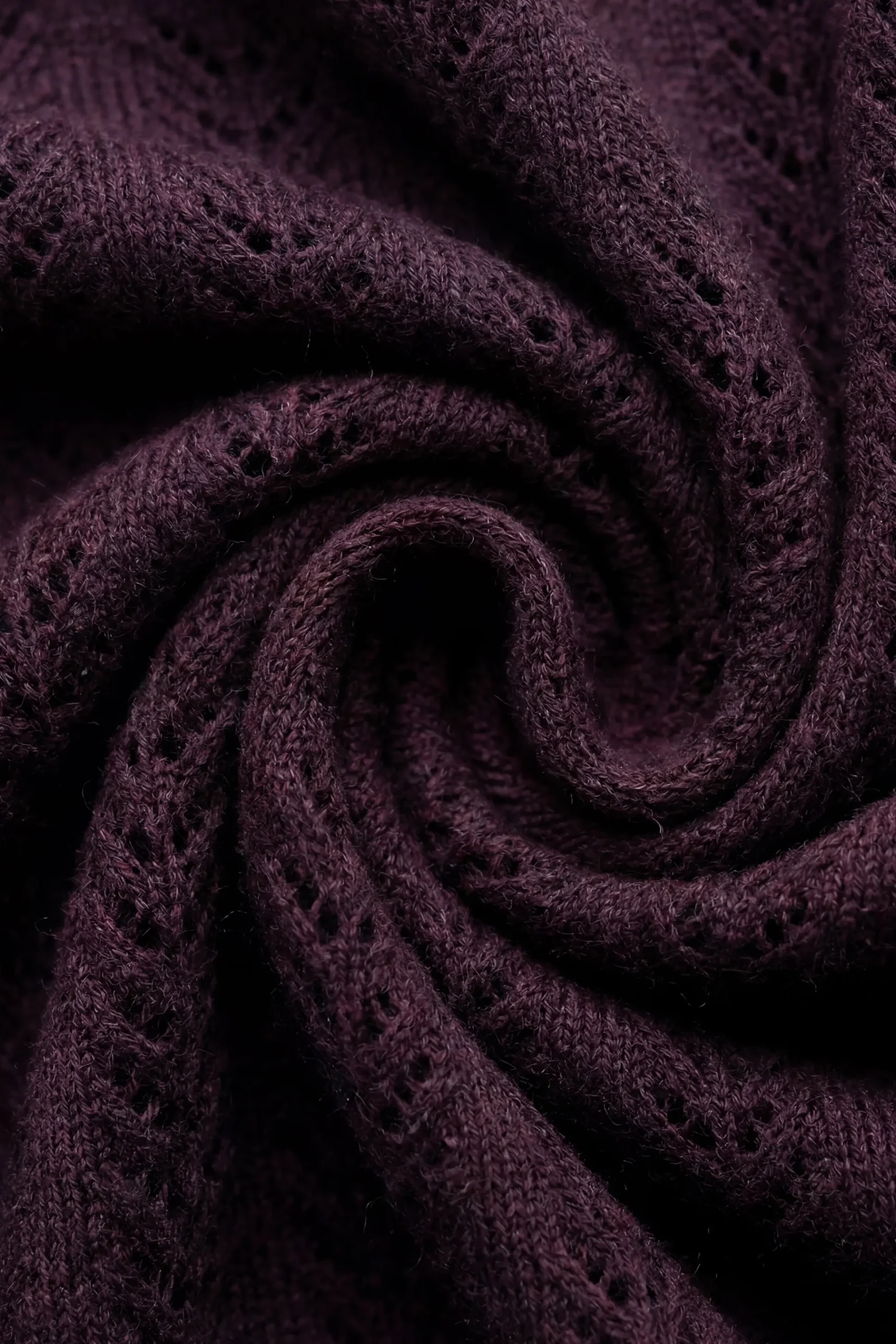 Maxine Knitted Cardigan - Blackcurrant