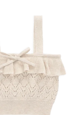 Melanie Top - Light Oatmeal Marle