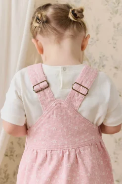 Norah Overall Dress-Paula Powder