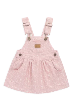 Norah Overall Dress-Paula Powder