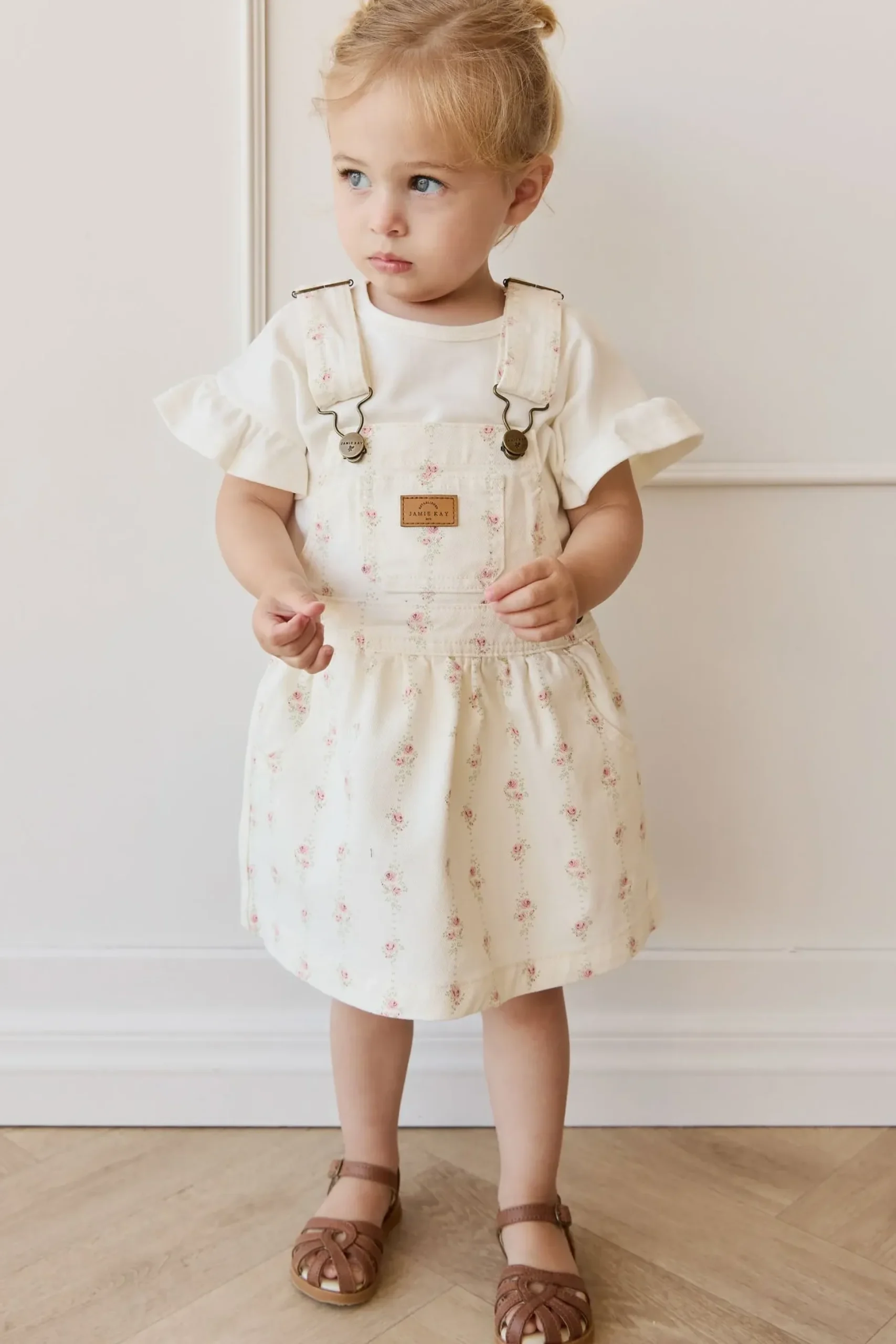 Norah Overall Dress - Rose Trail