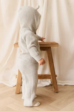 OG Morgan Knit Pant - Light Grey Marle