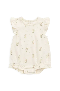 Organic Cotton Adrienne Playsuit - Josepha Egret Small