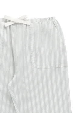 Organic Cotton Albie Pant - Variegated Stripe Shoreline