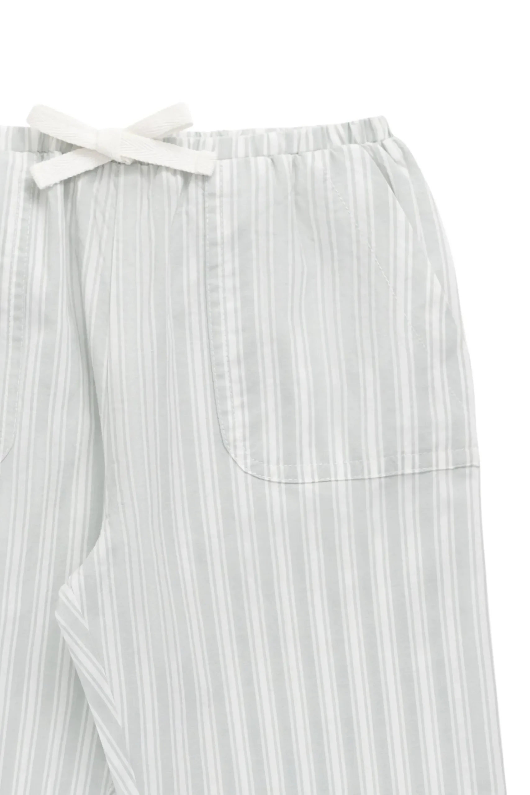Organic Cotton Albie Pant - Variegated Stripe Shoreline