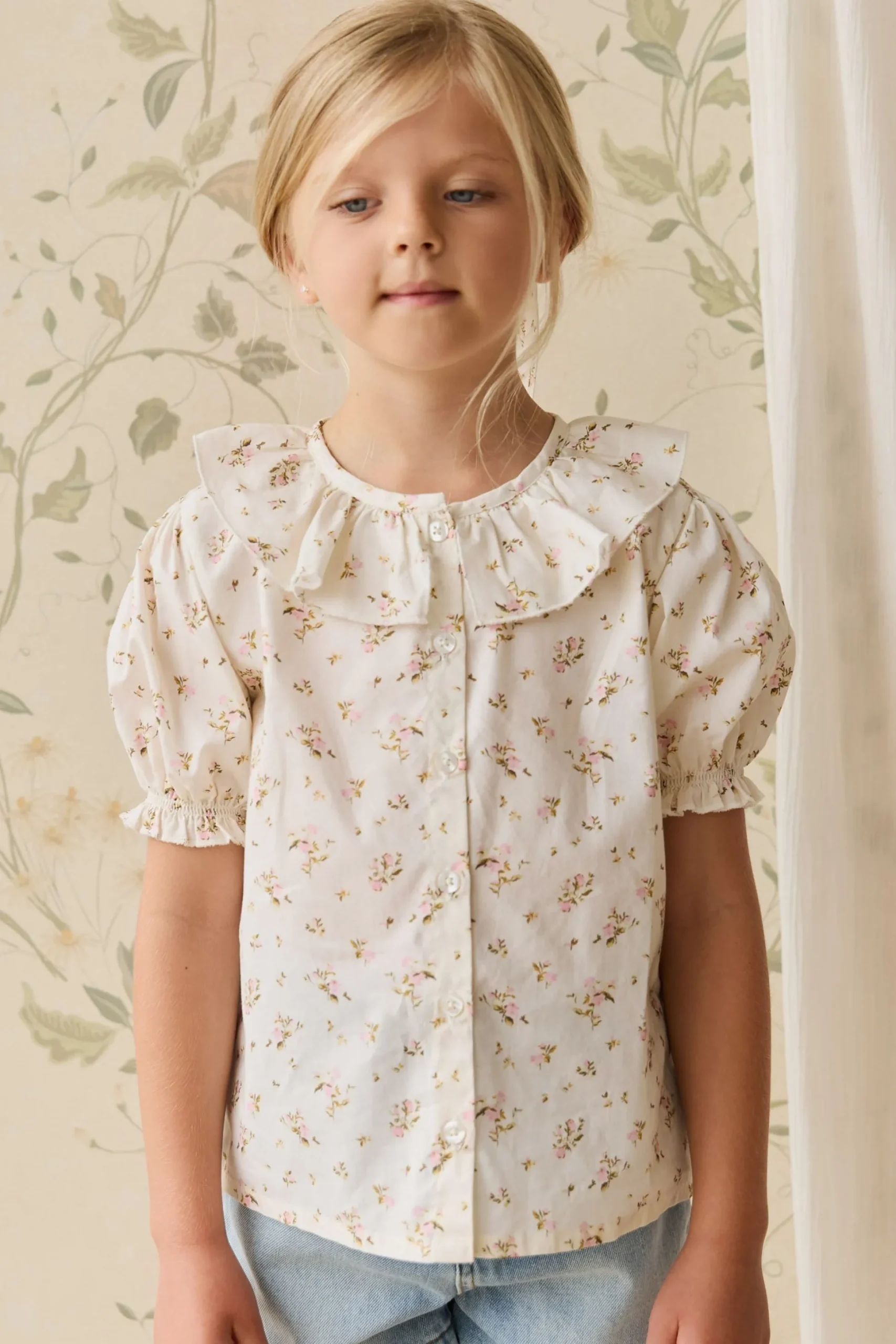 Organic Cotton Alora Top - Bianca Antique