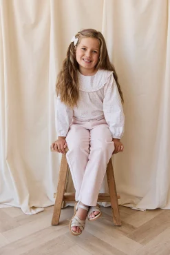 Organic Cotton Amira Blouse - Aries Mauve