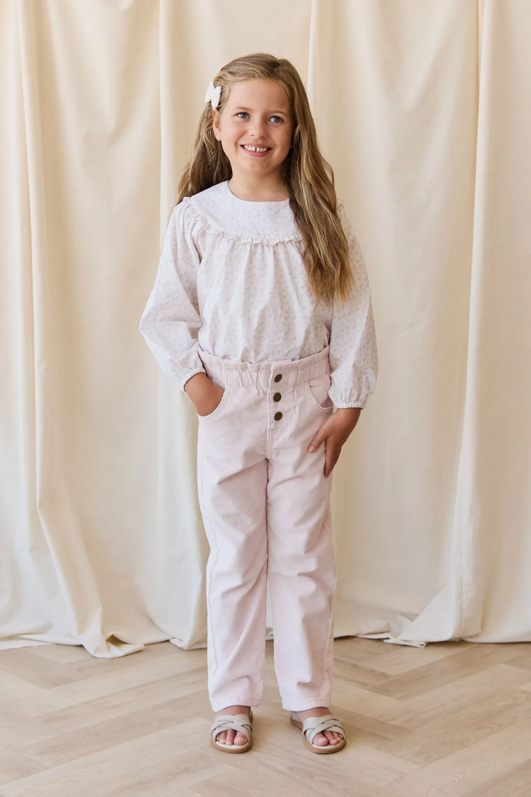 Organic Cotton Amira Blouse - Aries Mauve